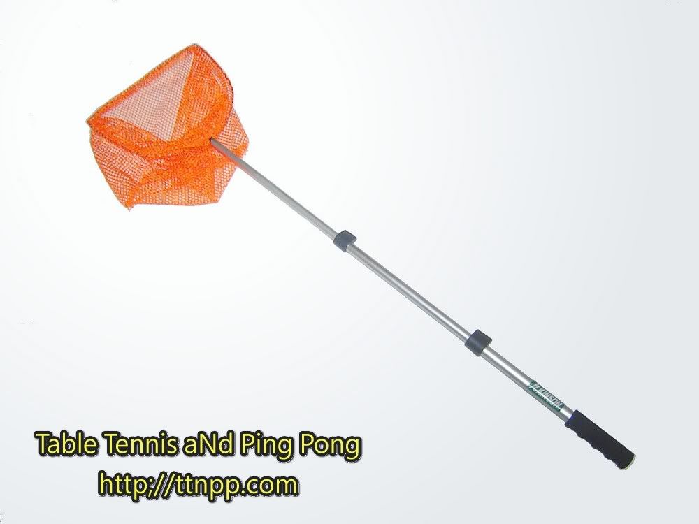 Kinson Ball Catcher Net + Stick Assembly adjustable Table Tennis and